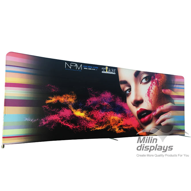20 ft Straight Tension Fabric Displays