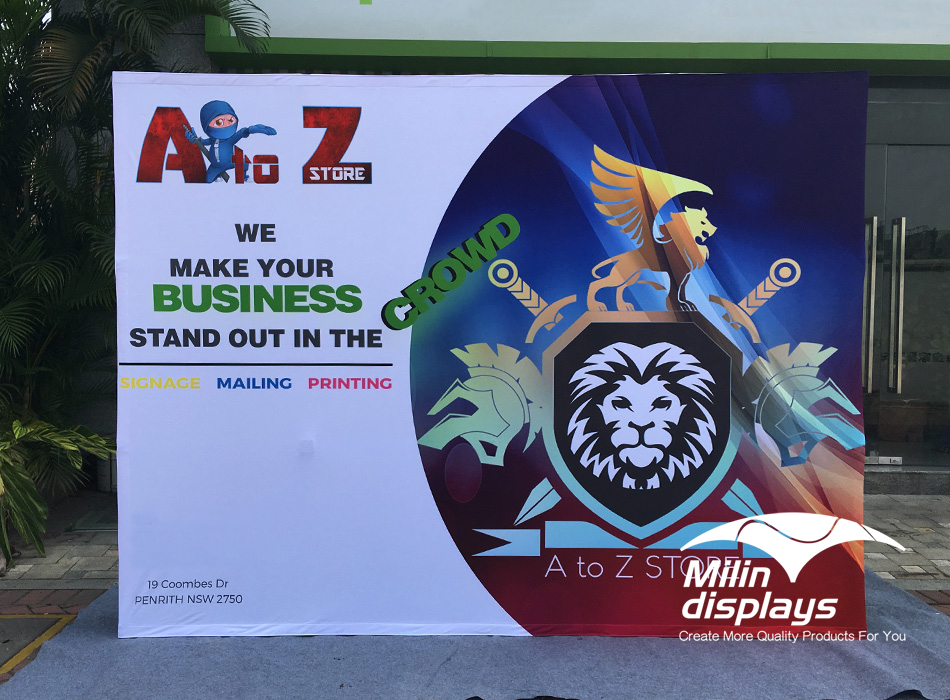 Pop Up Displays, Tension Fabric Displays, Trade Show Displays/Backdrops, backdrop stand