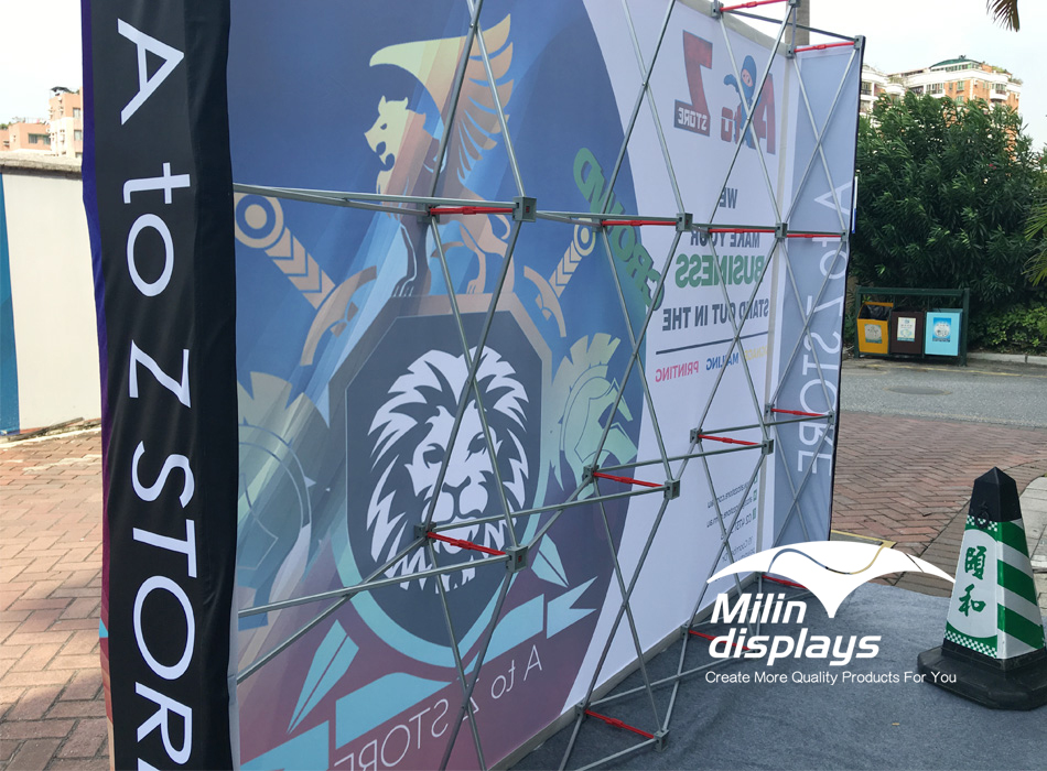Pop Up Displays, Tension Fabric Displays, Trade Show Displays/Backdrops, backdrop stand