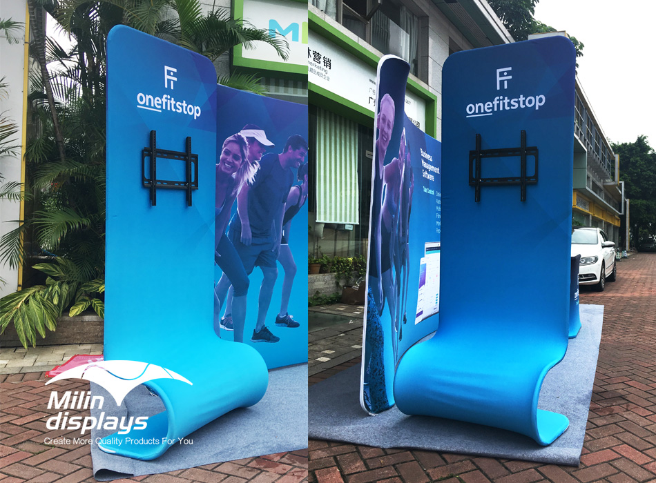 Serpentine Display, Trade Show Display, trade show conference booth, Backdrops backdrop stand, Exhibition booth.
