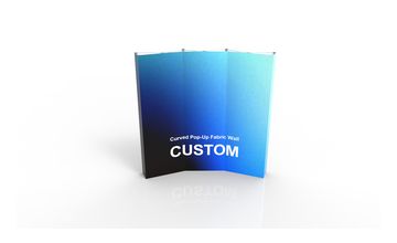 Curved Pop-Up Fabric Wall frame or inspection view