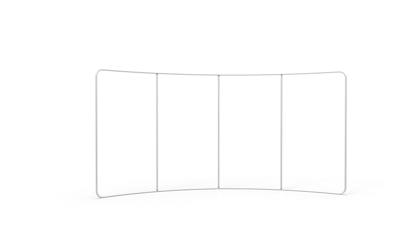 Curved Tension Fabric Wall
