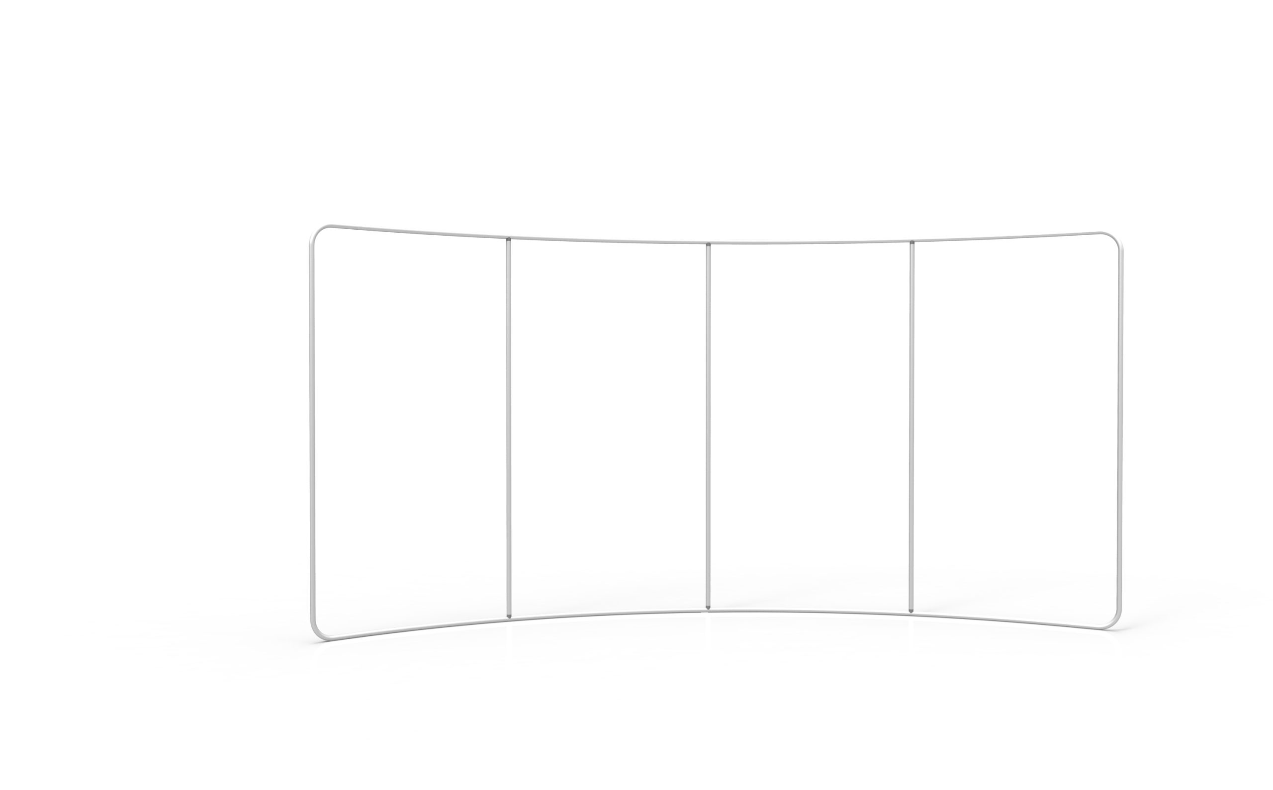 Curved Tension Fabric Wall alternate view 2 for form and artwork review