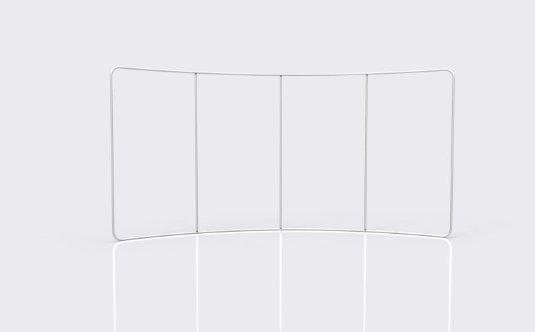 Curved Tension Fabric Wall