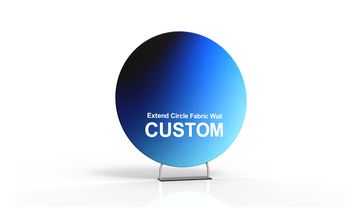 Extend Circle Fabric Wall alternate view 2 for form and artwork review