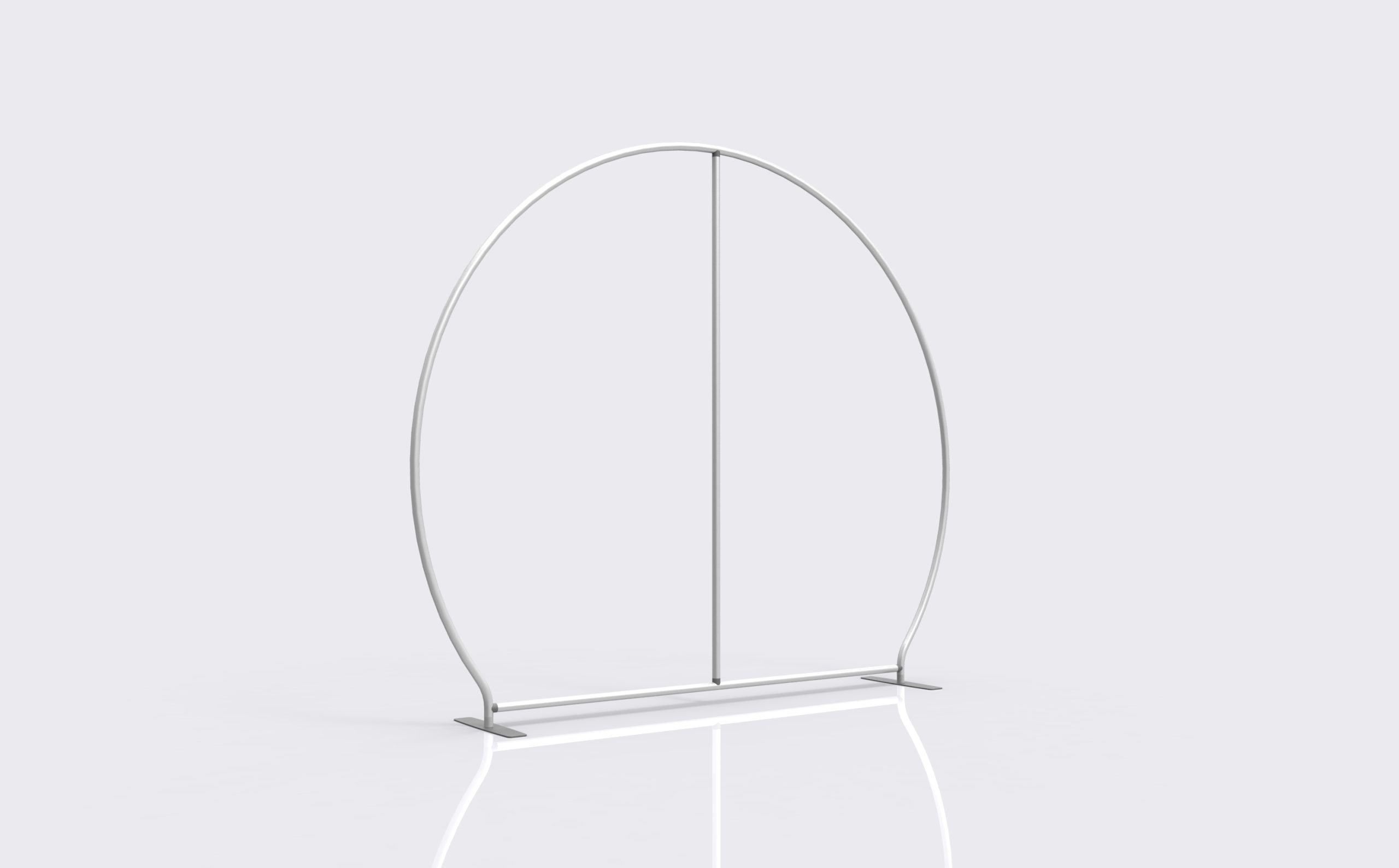 Extend Circle Fabric Wall product view showing the circular form