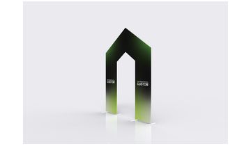 House Shaped Fabric Arch