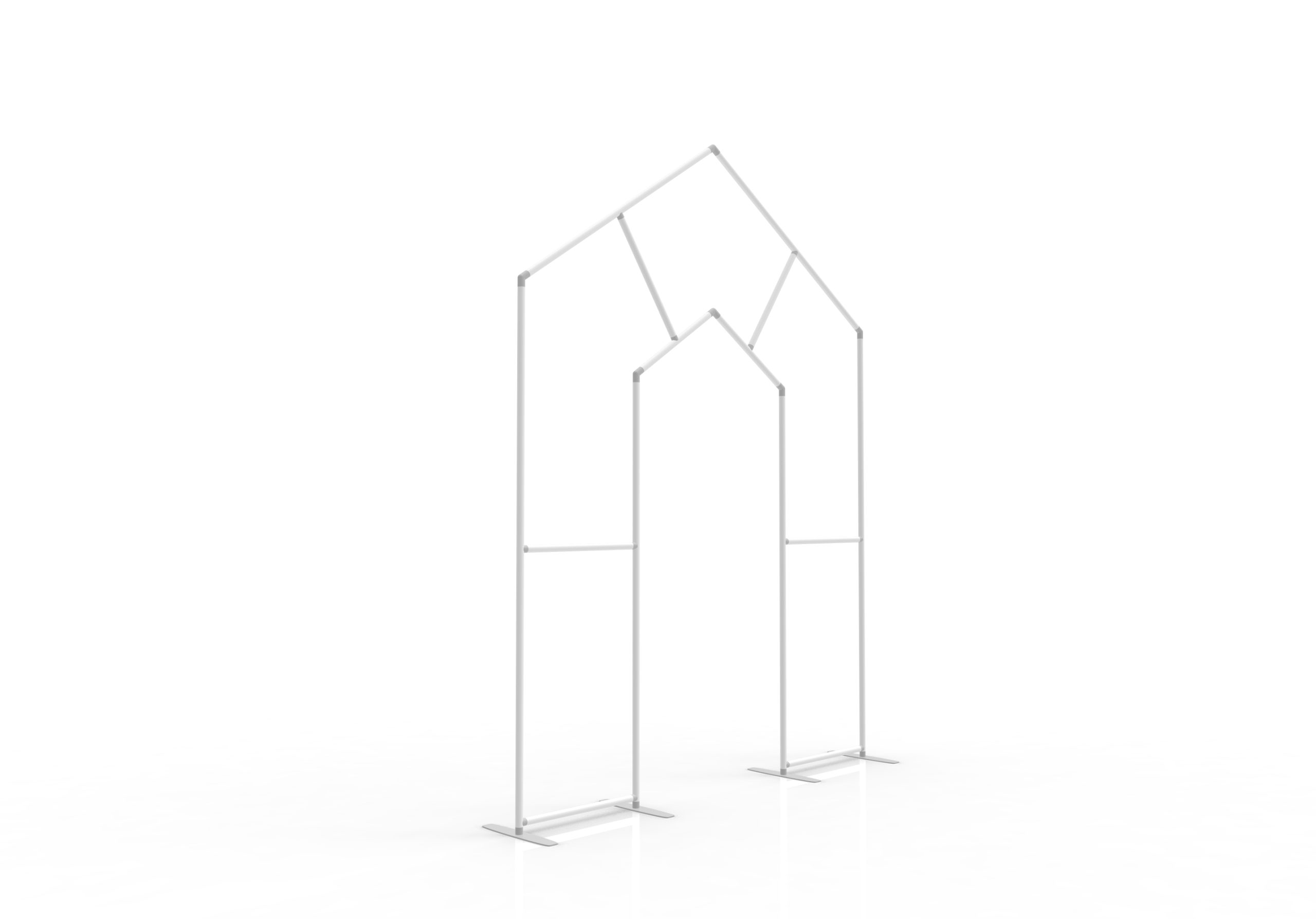 House Shaped Fabric Arch alternate view 2 for form and artwork review