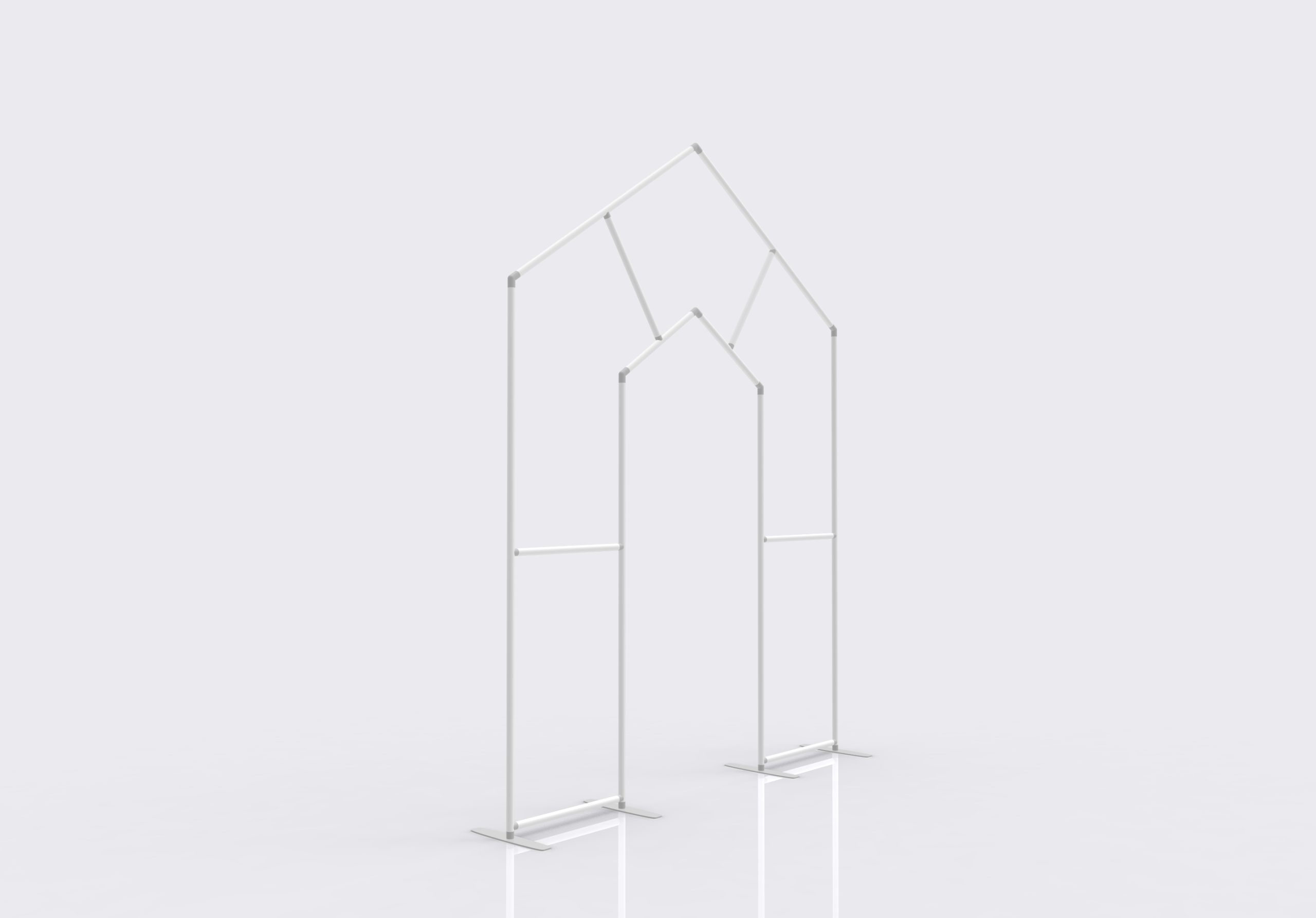 House Shaped Fabric Arch product view showing the arched opening