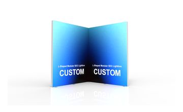 L-Shaped Modular SEG Lightbox alternate view 3 for form and artwork review