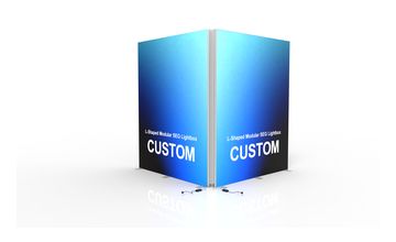 L-Shaped Modular SEG Lightbox alternate view 1 for form and artwork review