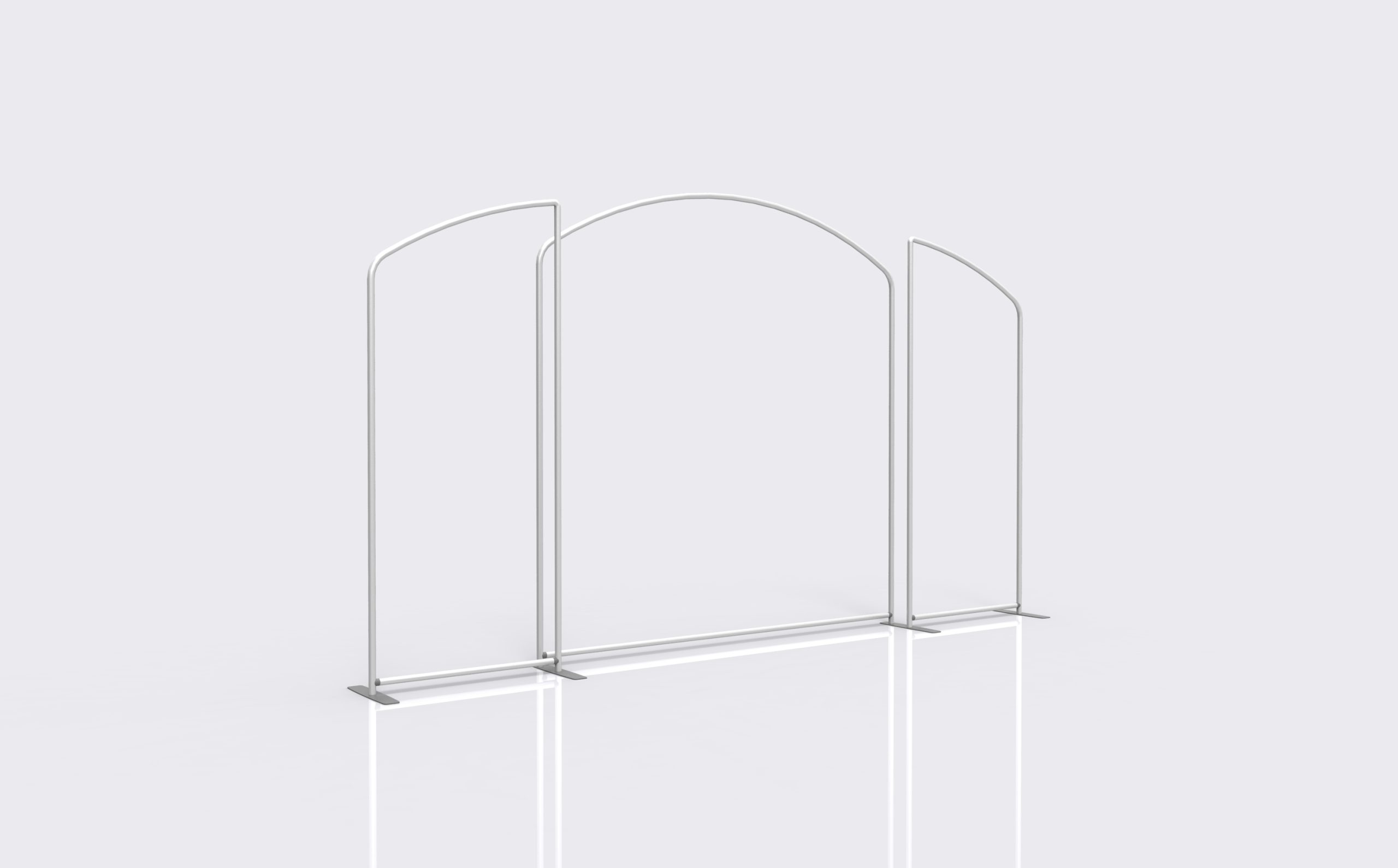 Modular Arched Backdrop product view showing the arched opening
