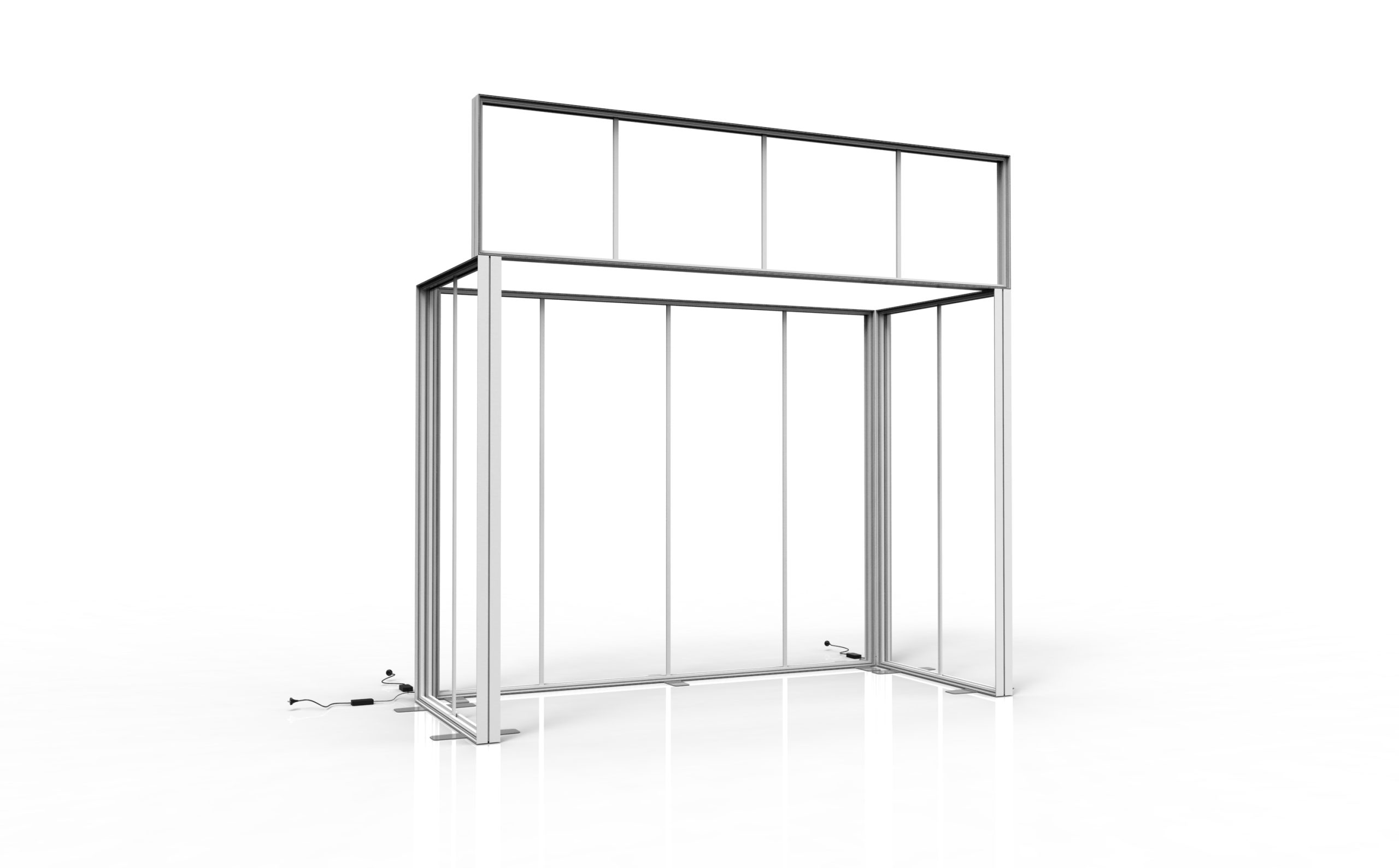 Modular SEG Lightbox Display product view showing the modular arrangement