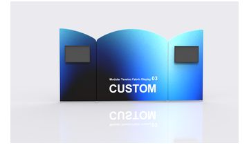 Modular Tension Fabric Display 03 structure view for artwork planning