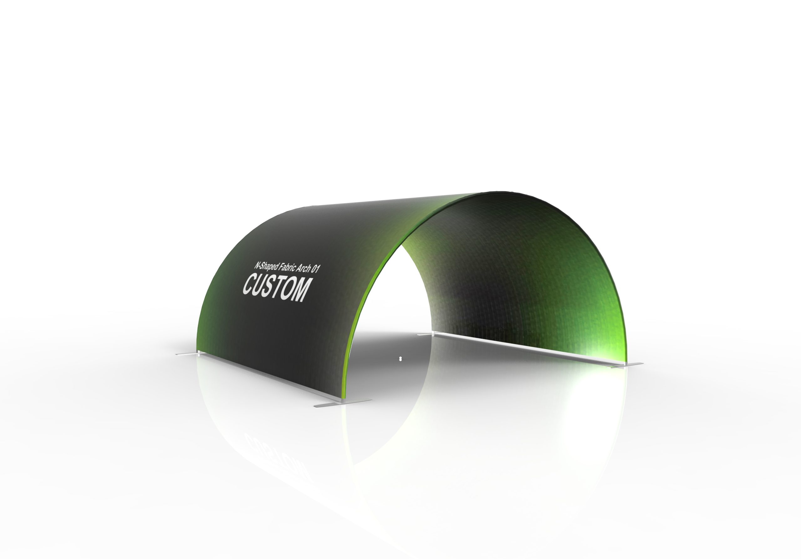 N-Shaped Fabric Arch 01 frame or inspection view