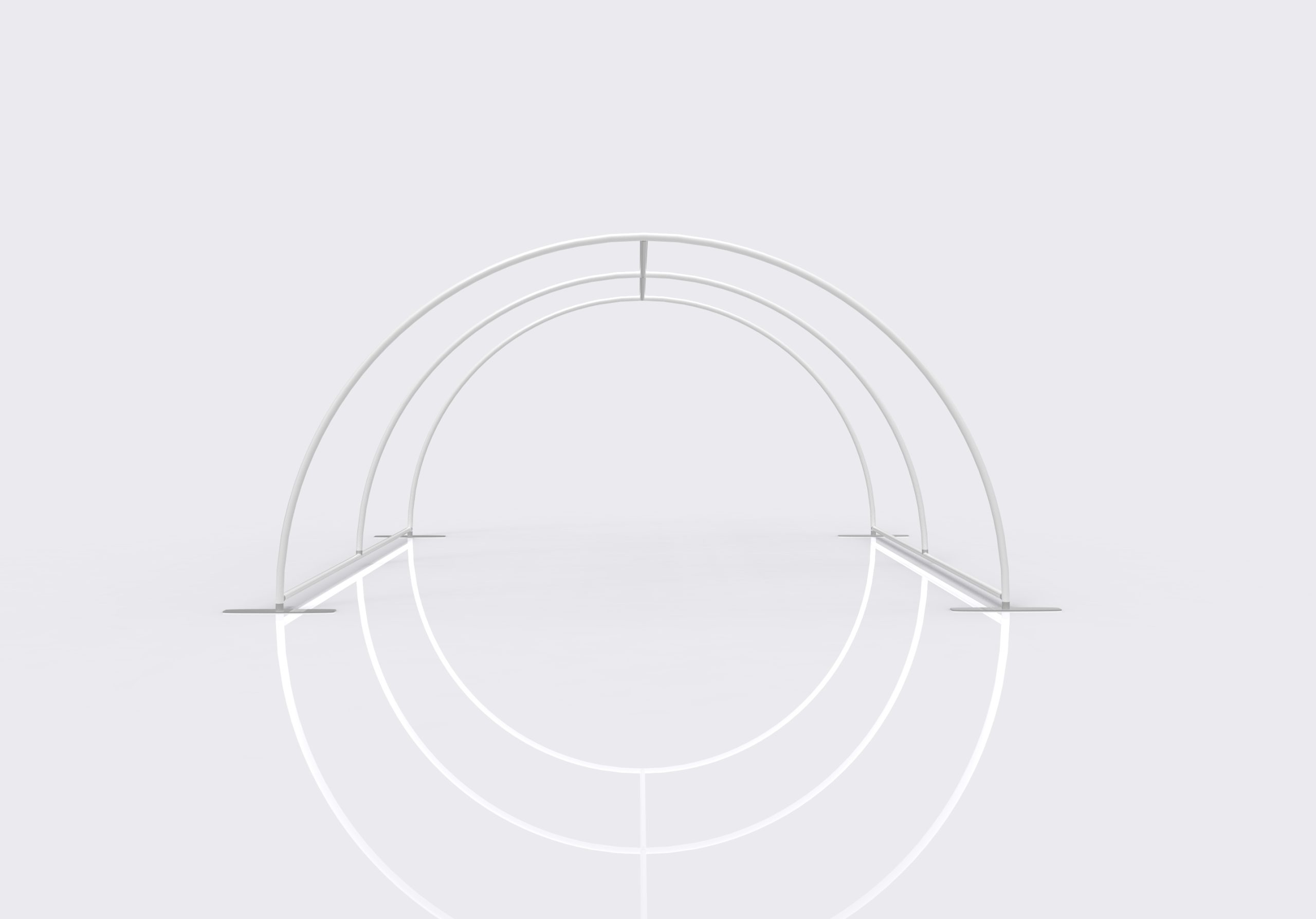 N-Shaped Fabric Arch 01 product view showing the arched opening