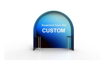 Round Arch Fabric Wall alternate view 2 for form and artwork review