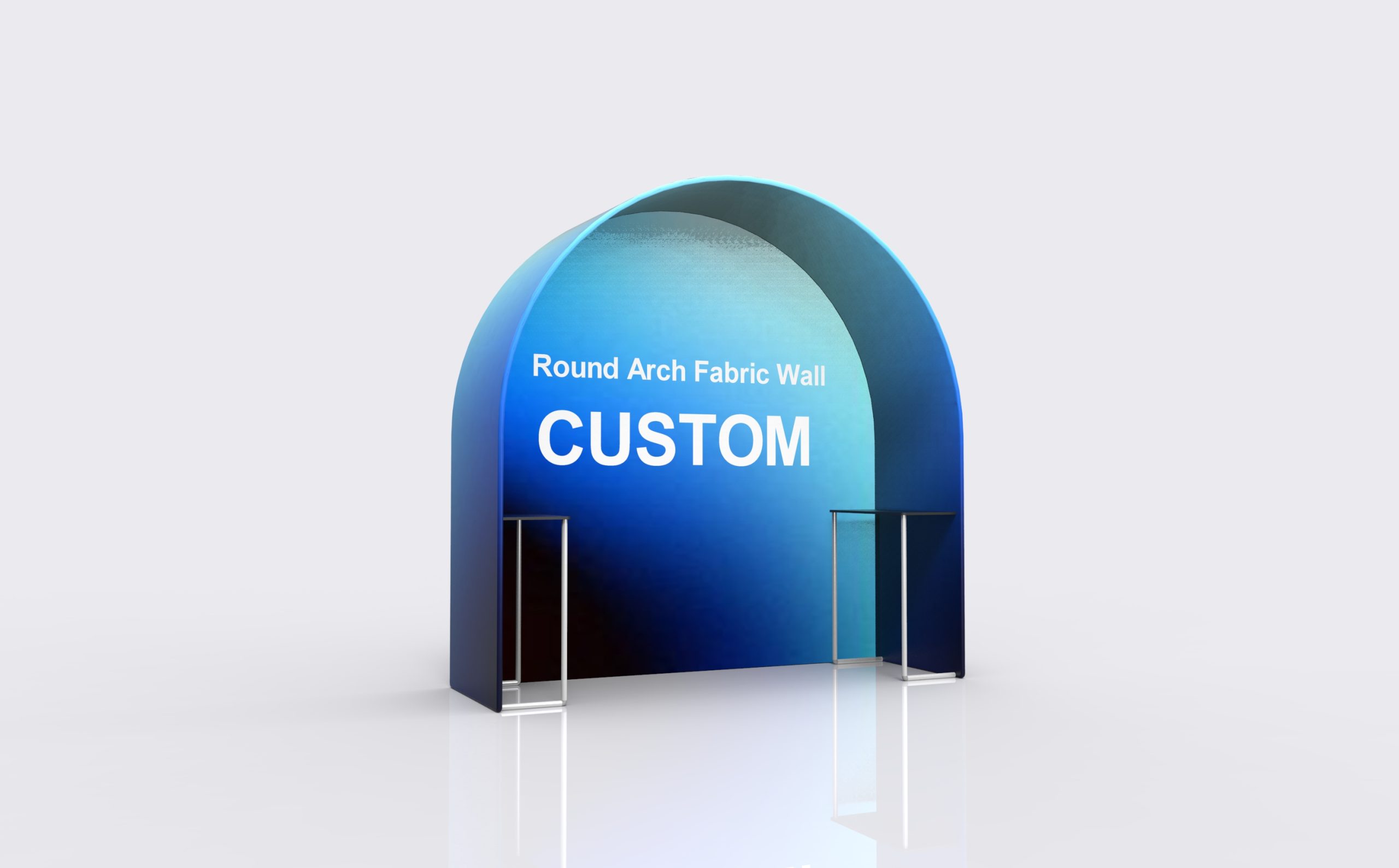 Round Arch Fabric Wall alternate view 1 for form and artwork review