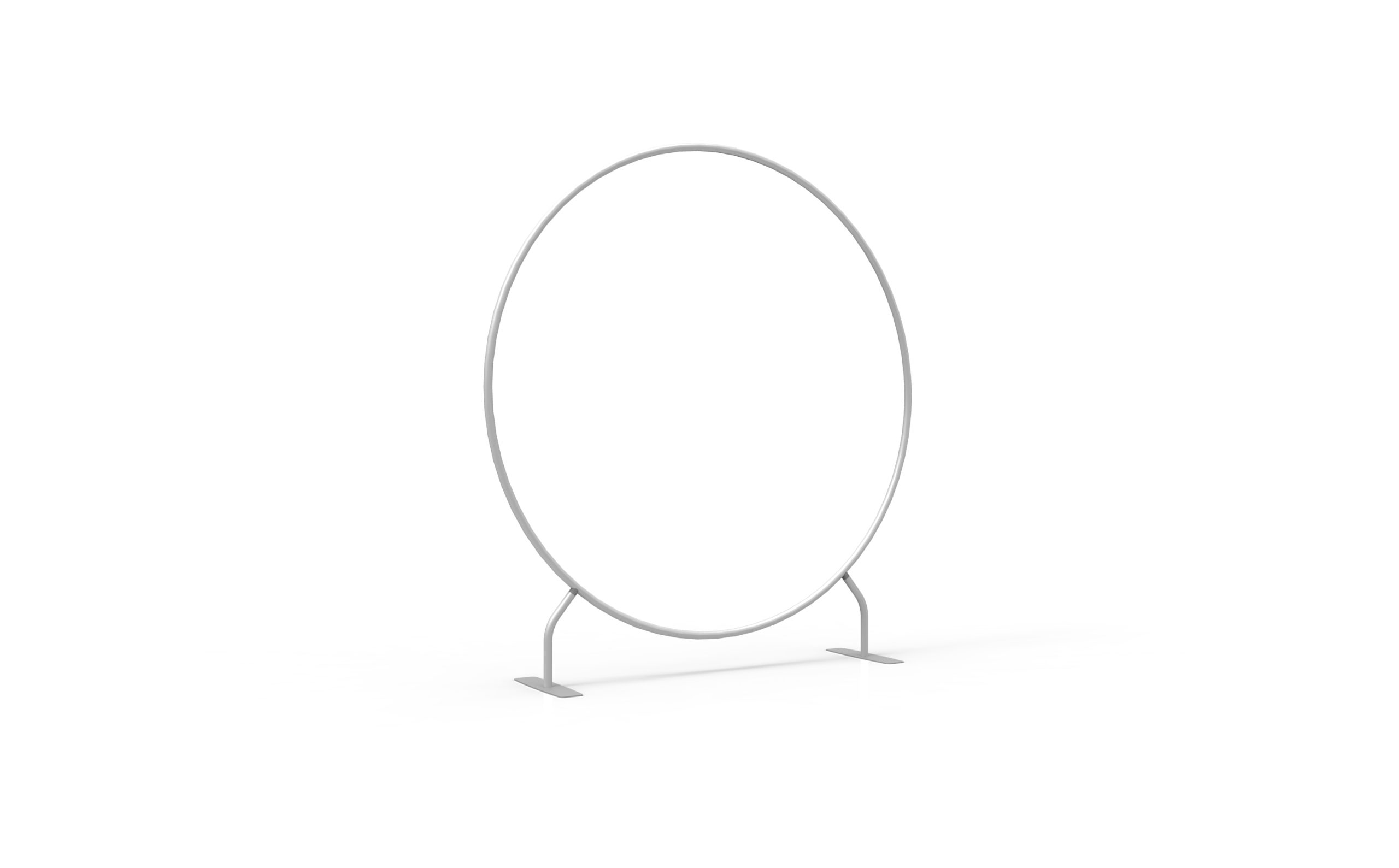 Round-Shaped Fabric Wall alternate view 2 for form and artwork review