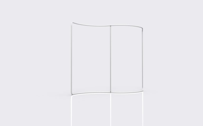 S-Shaped Curved Fabric Wall 01
