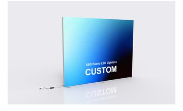 SEG Fabric LED Lightbox alternate view 2 for form and artwork review