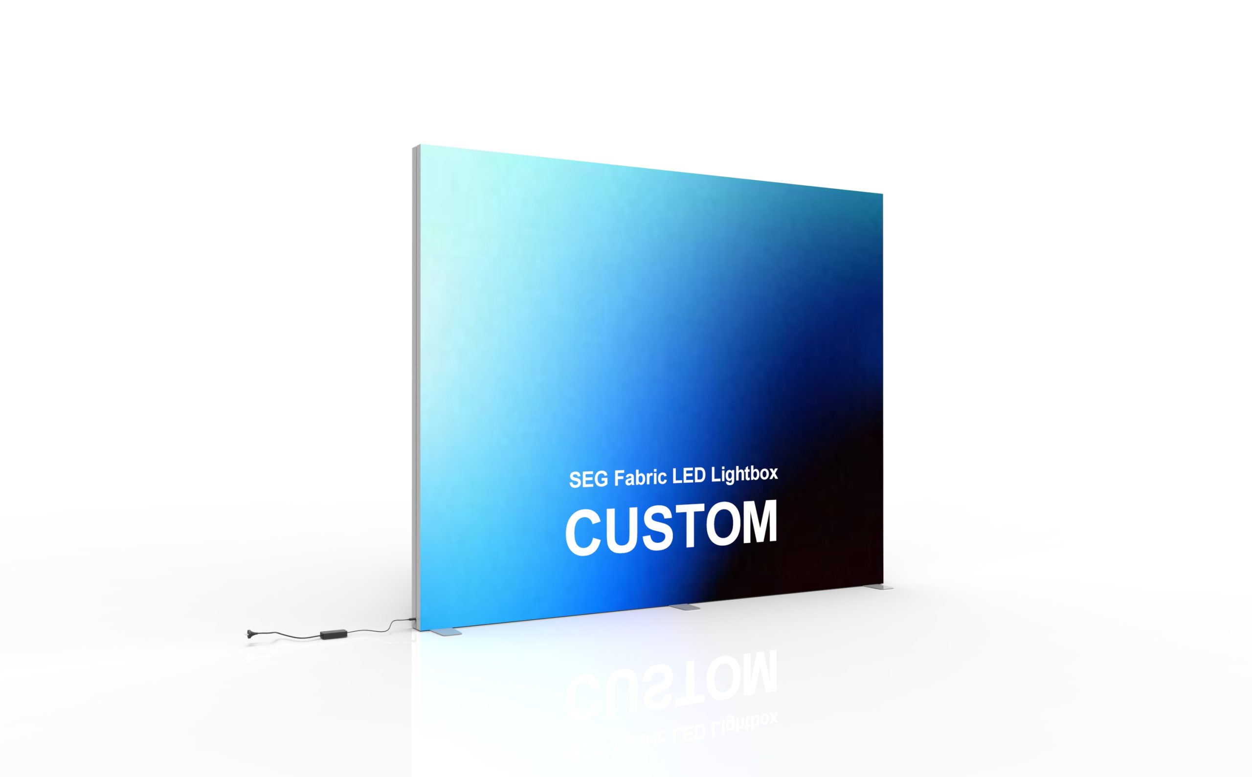 SEG Fabric LED Lightbox frame or inspection view