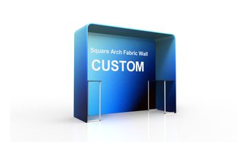 Square Arch Fabric Wall alternate view 3 for form and artwork review
