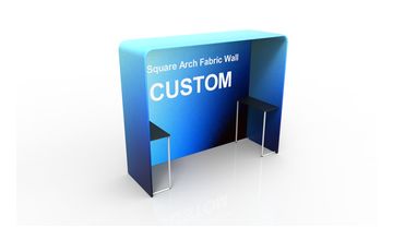 Square Arch Fabric Wall alternate view 1 for form and artwork review