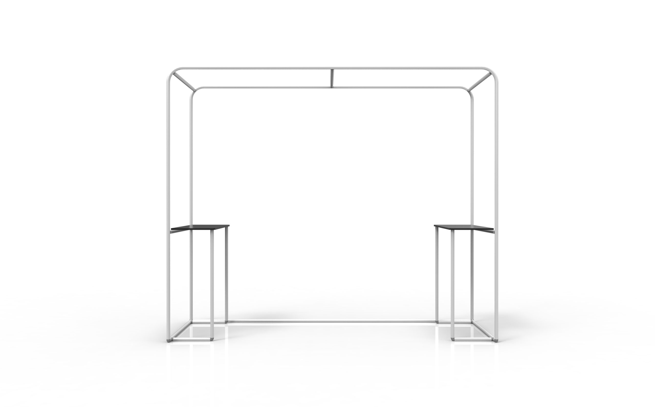 Square Arch Fabric Wall frame or inspection view