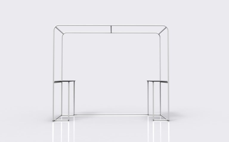 Square Arch Fabric Wall