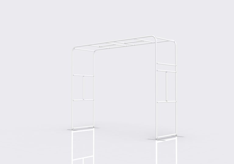 Square-Shaped Fabric Arch 01