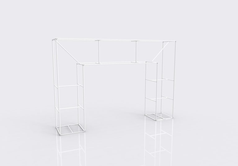Square-Shaped Fabric Arch 02