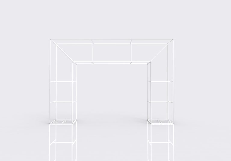 Square-Shaped Fabric Arch 02
