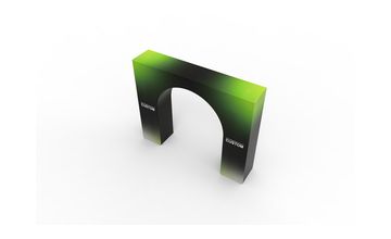 Square-Shaped Fabric Arch 03 alternate view 3 for form and artwork review