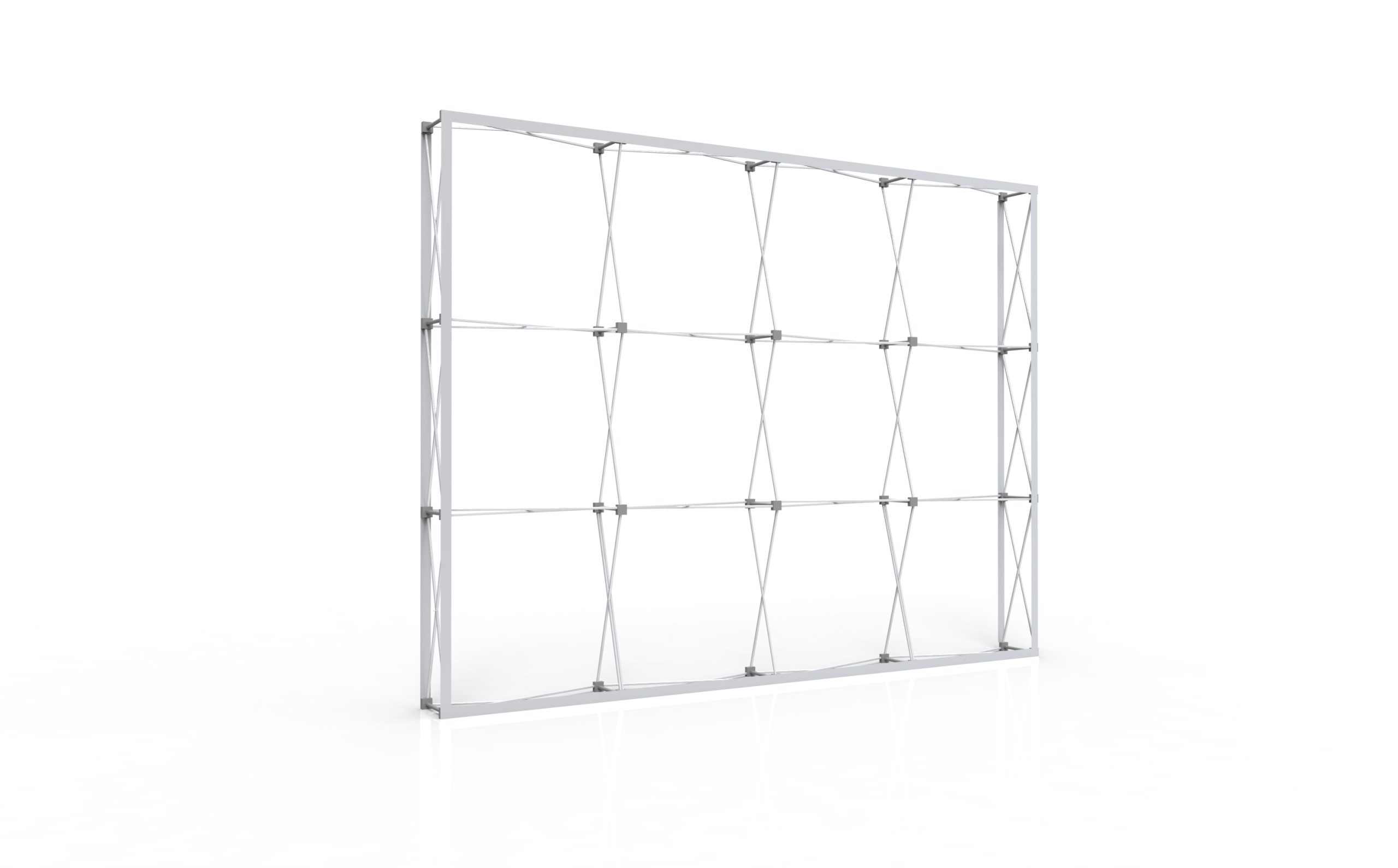 Straight Pop-Up Fabric Wall frame or inspection view
