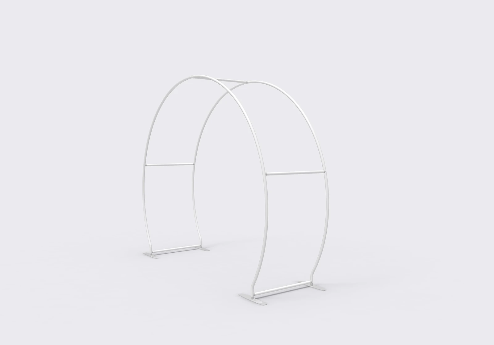 C-Shaped Fabric Arch 01 product view showing the c-shaped opening