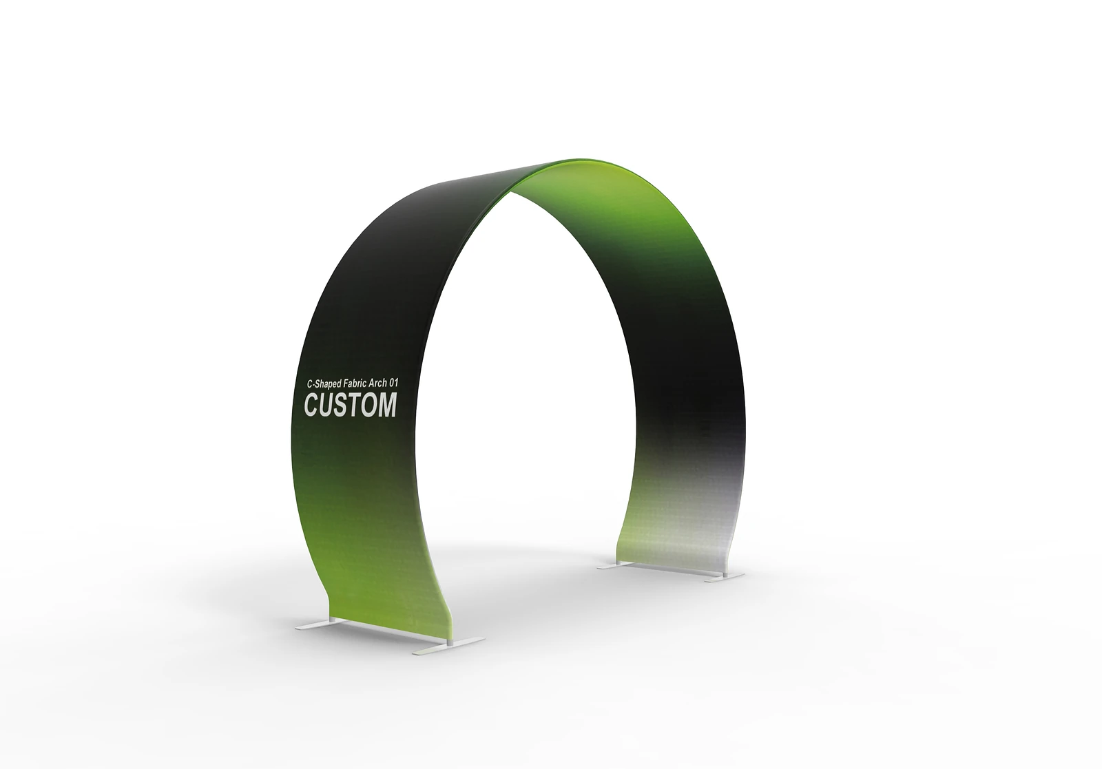 C-Shaped Fabric Arch 01 alternate view 1 for form and artwork review