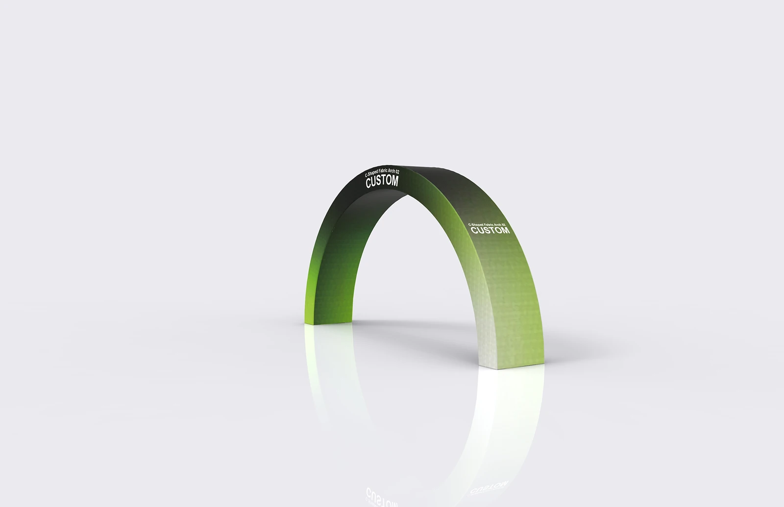 C-Shaped Fabric Arch 02 alternate view 1 for form and artwork review