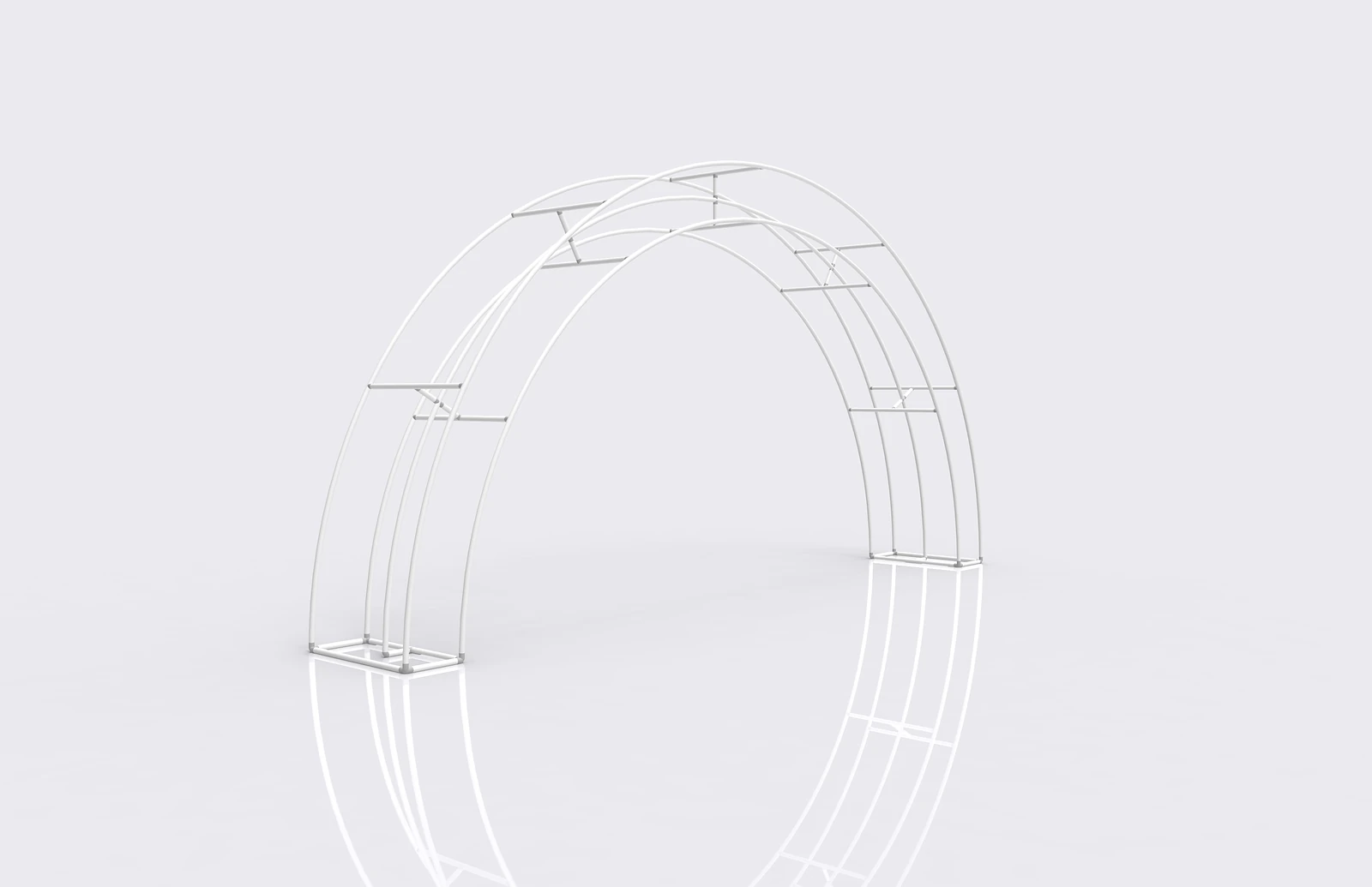 C-Shaped Fabric Arch 02 alternate view 2 for form and artwork review