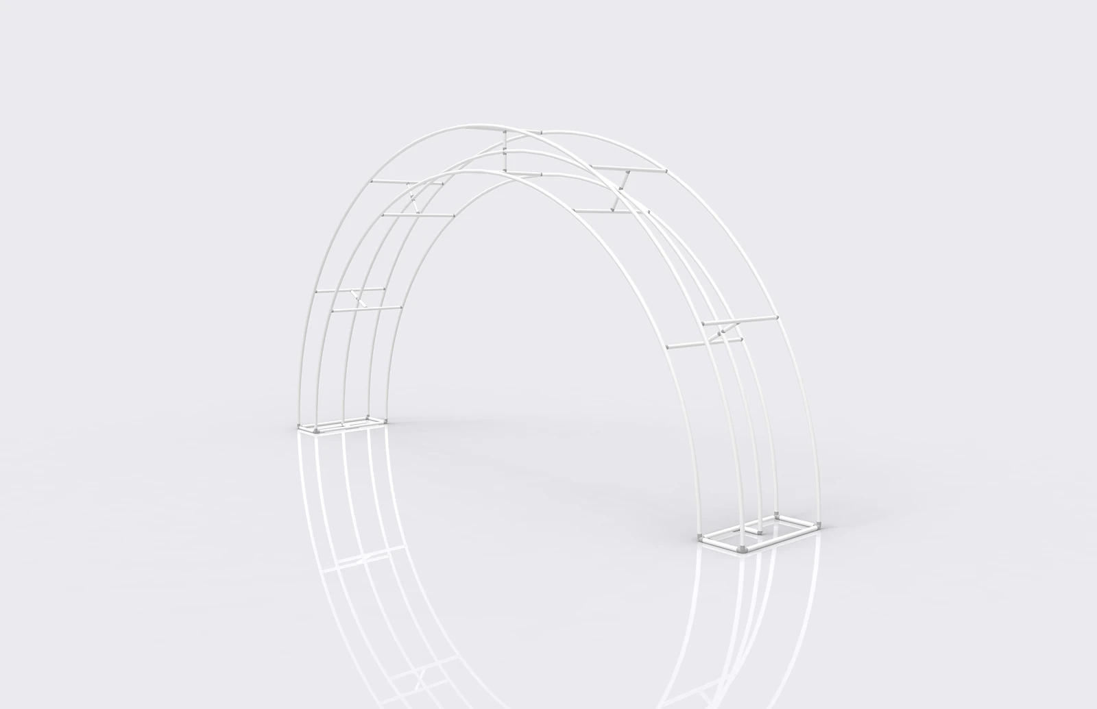 C-Shaped Fabric Arch 02 alternate view 3 for form and artwork review