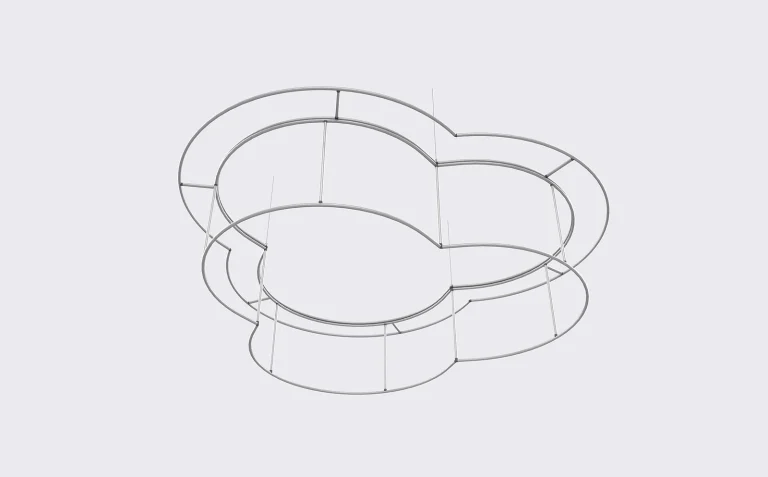Cloud Shaped Hanging Banner