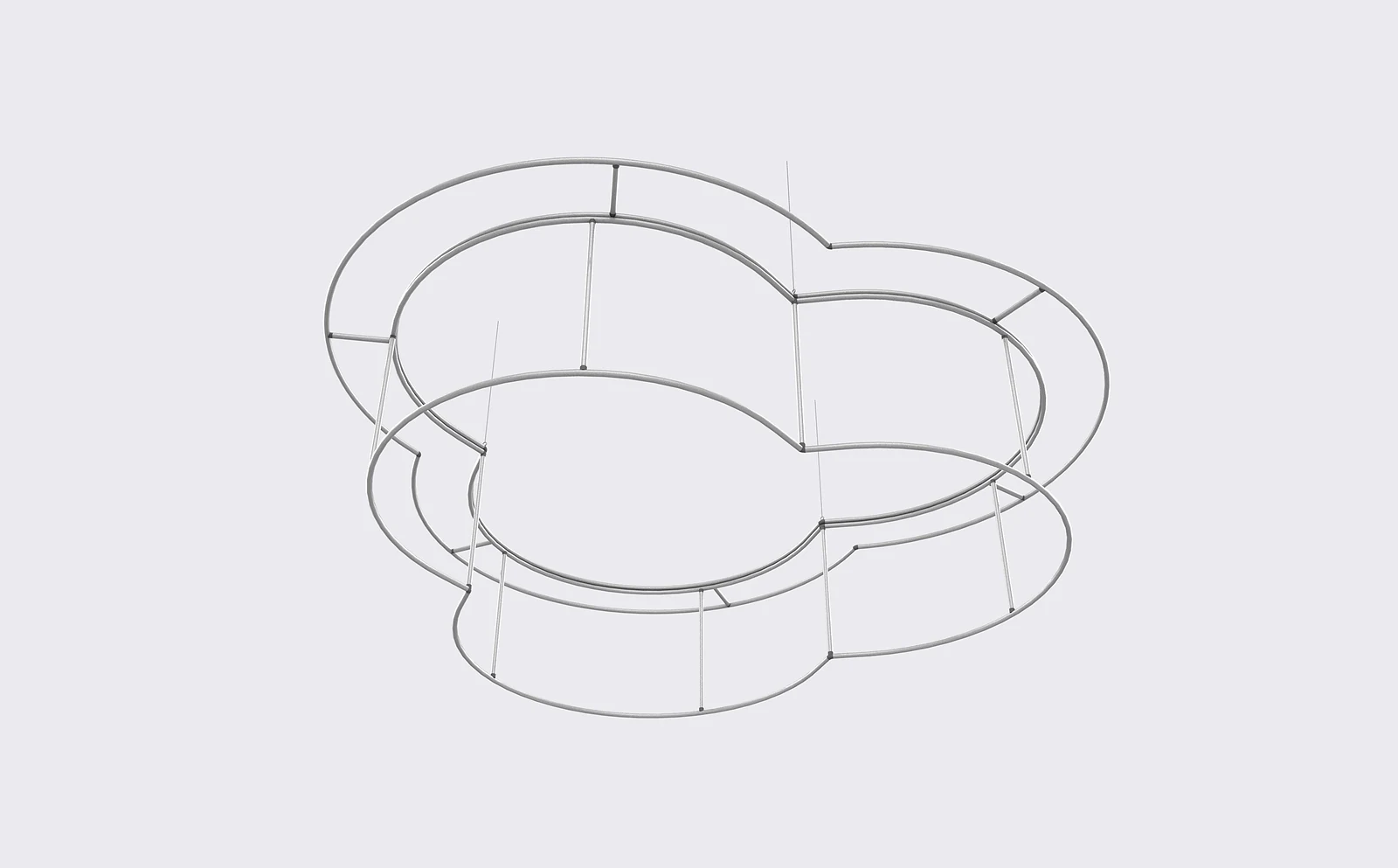 Cloud Shaped Hanging Banner product view showing the product-specific form