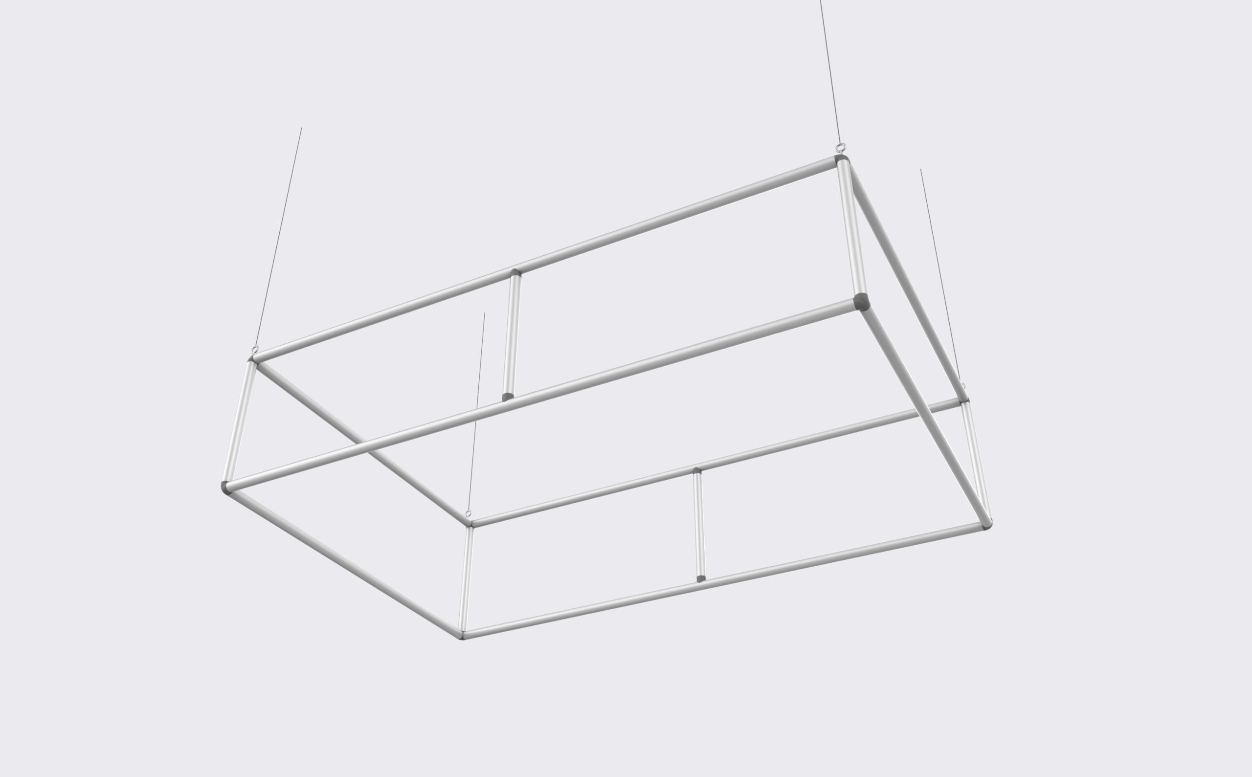 Cubic Hanging Banner product view showing the orthogonal form
