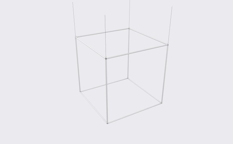 Cubic Lightbox Hanging Banner