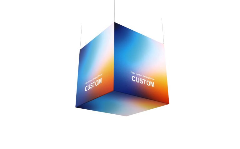 Cubic Lightbox Hanging Banner