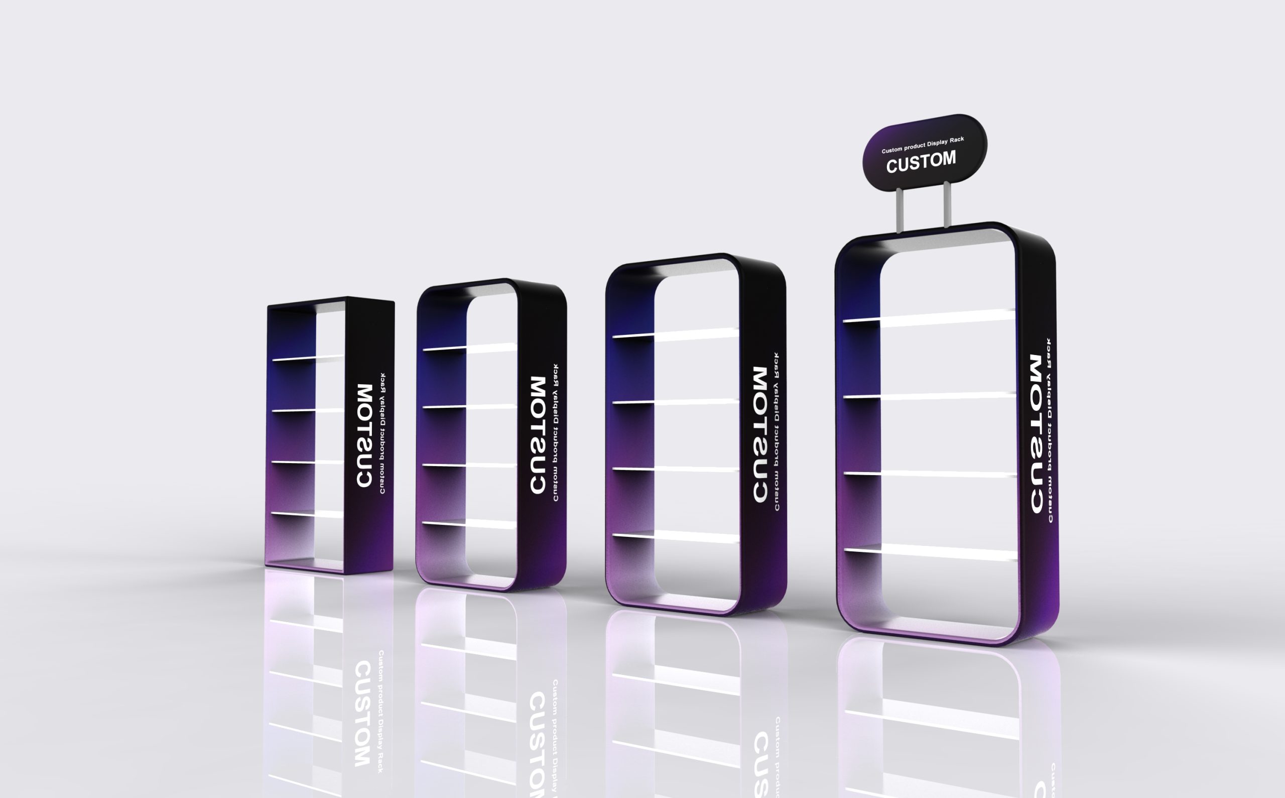 Custom product Display Rack frame or inspection view