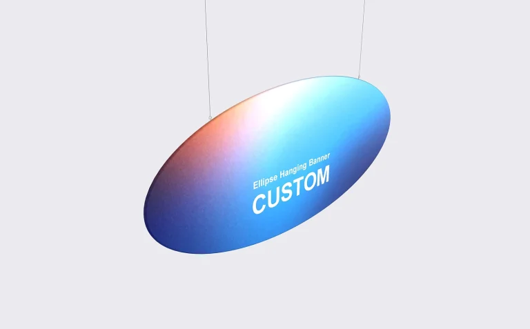 Ellipse Hanging Banner