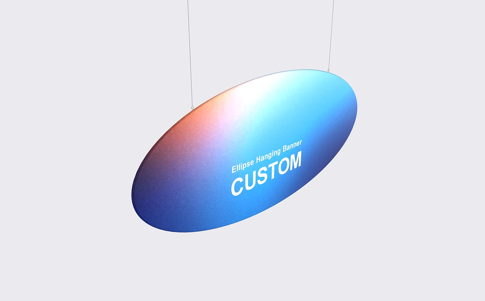 Ellipse Hanging Banner alternate view 1 for form and artwork review
