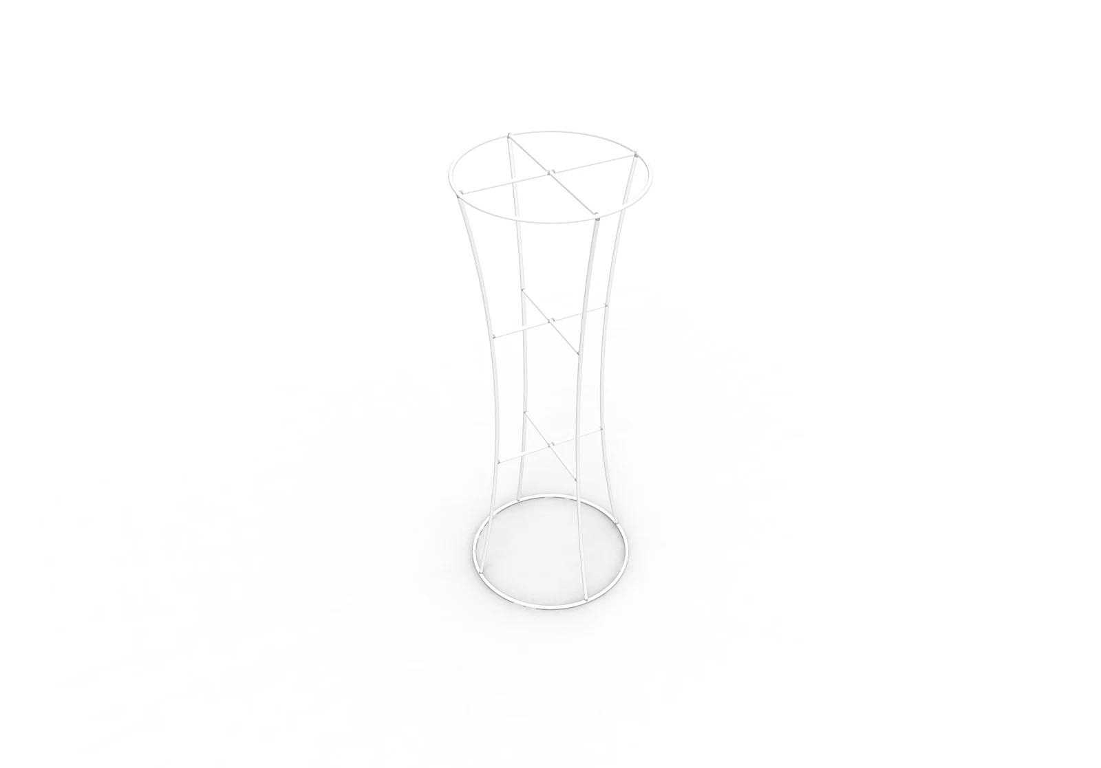 Formulate Cylinder Tower structure view for artwork planning