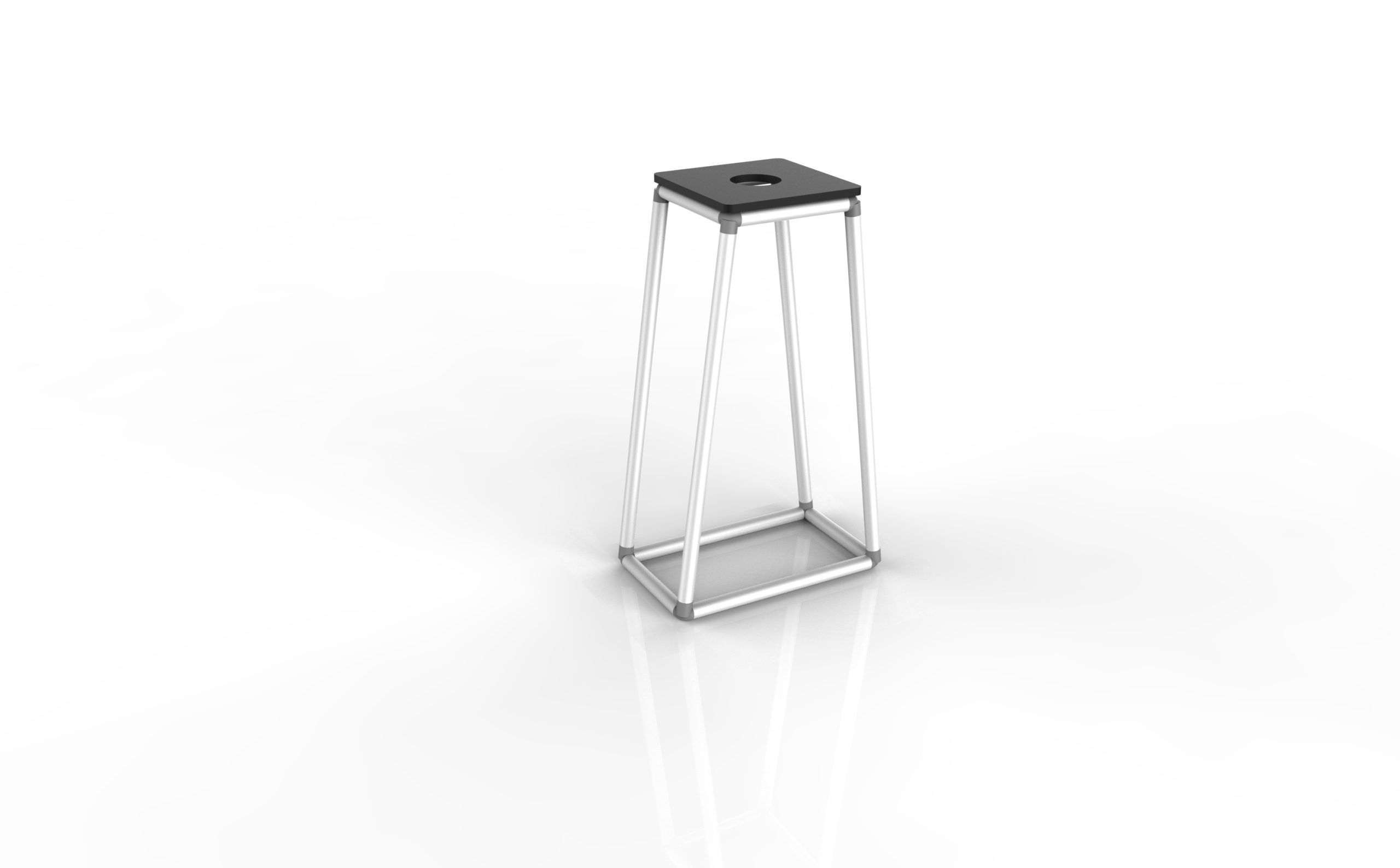 Freestanding Custom Display Stand product view showing the product-specific form